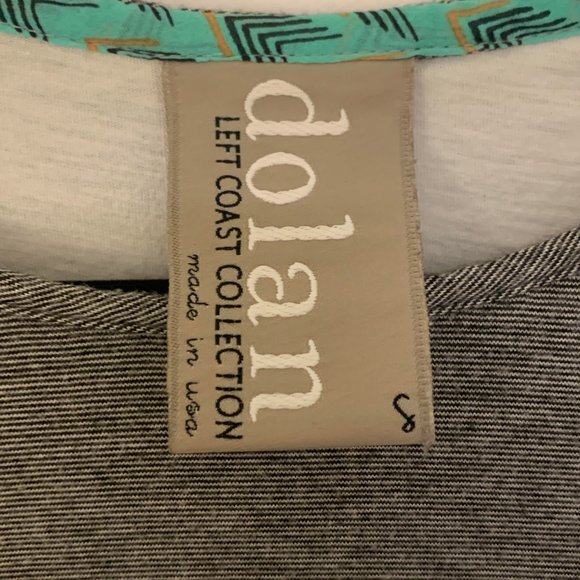 Anthropologie Dolan Grey Tie Front Dress - Picture 5 of 5